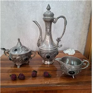 قهوهخوری قندان سیلور پیوتر جام شکرریز