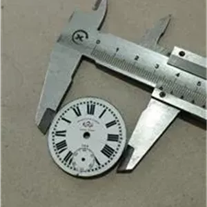 صفحه مینا ساعت جیبی قدیمی 