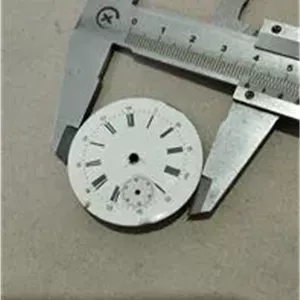صفحه مینا ساعت جیبی قدیمی 