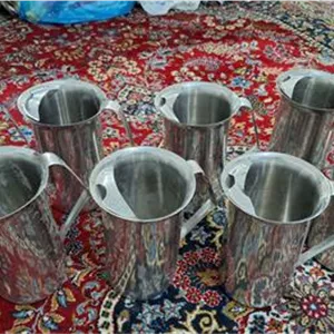 پارچ استیل قدیمی محکم