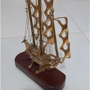 ماکت کشتی برنجی