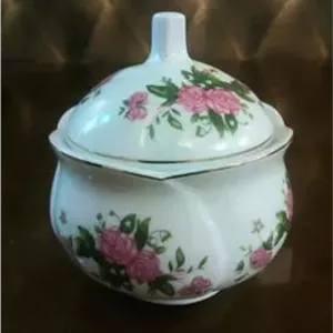 قندان گلسرخی زیبای 5ستاره دوره پهلوی