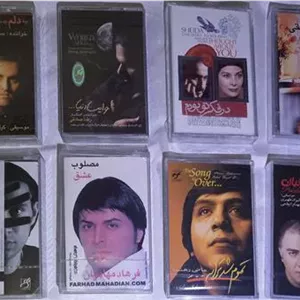 8 عدد نوار کاست پلمپ باز نشده با هم