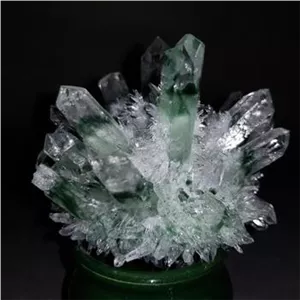 گوهر سنگ کوارتز کلرینه خوشه ای درشت