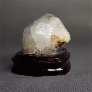 بلور سنگ کوارتز دو سر با شکل طبیعی هندسی