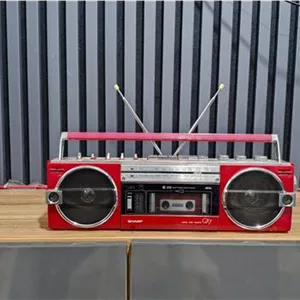 پرتابل حرفه ای رادیو ضبط کوچک شارپ ژاپن