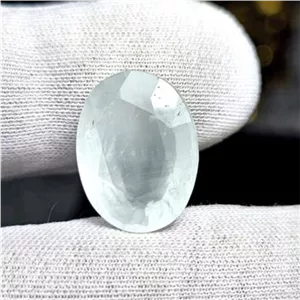 نگین سنگ طبیعی آکوامارین معدنی کد 35043