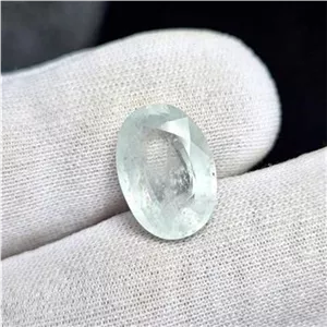 نگین سنگ طبیعی آکوامارین معدنی کد 35045