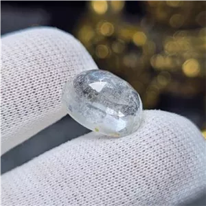 نگین سنگ طبیعی توپاز سفید معدنی کد 35367
