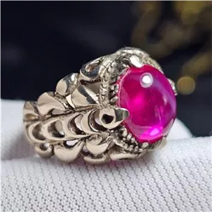انگشتر  نقره روس یاقوت استار شمش کد  39226
