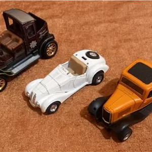 3 ماکت ماشین کلاسیک کلکسیونی فلزی