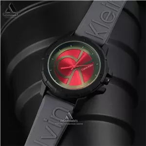 ساعت مچی کلوین کلین قرمز طوسی Calvin Klein CK-01