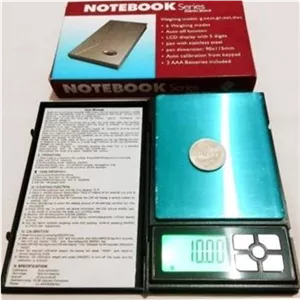 ترازو دیجیتال نوت بوکی 500گرمی بادقت 0.01 یکصدم