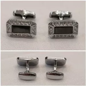 دکمه سر دست زیبا نگین دار توضیحات