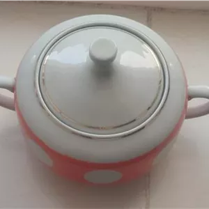 قندان چینی. روسی. قدیمی