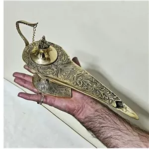 چراغ جادو چراغ پیسوز چراغ برنجی واقعی بزرگ