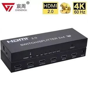 KVM سوییچ مدل 2 پورت Hdmi usbحرفه ای