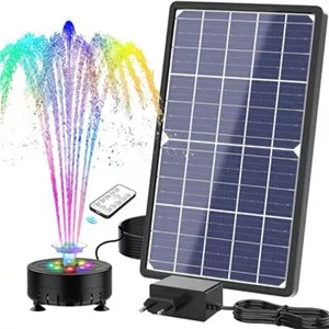 فواره ابنمای LED خورشیدی و برق مستقیم