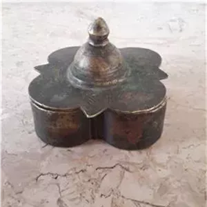 جا ادویه ای برنجی قاجاری