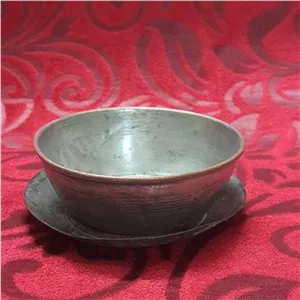پیاله و بشقاب مسی پهلوی