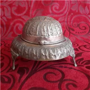خاویار خوری برنجی قلم دستی پهلوی 
