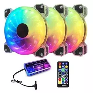 ست فن RGB Coolmoon سه عددی به همراه کنترلر