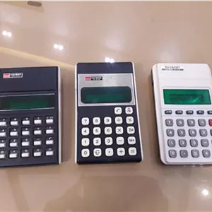 سه عدد ماشین حساب لامپی SHARP کلکسیونی