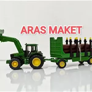 ماکت فلزی تراکتور و یدک کش جان دییر SIKU سیکو