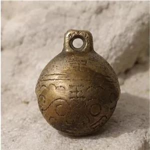 زنگوله برنجی قدیمی قفقازی سنتی قبیله ای