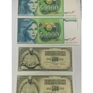 ست اسکناس یوگسلاوی