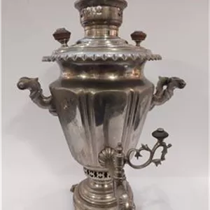 سماور روسی سوپر بکر تراش آینه ای آبکروم فابریک