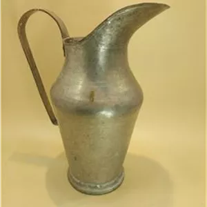 پارچ مسی چکشی ساز کهنه قاجاری بکر و بی نقص