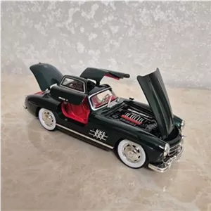 ماکت ماشین بنز 300sl دودزا مشکی برند چه ژی