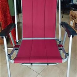 صندلی تاشو 9 فنره زرشکی