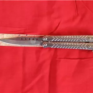 چاقو فولادی دسته تا شو(پروانه ای)