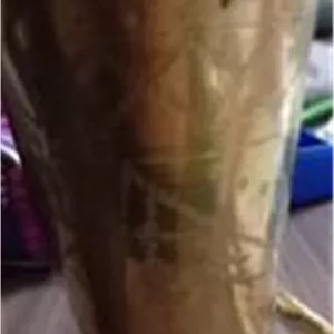 لیوان برنجی حکاکی شده قاجاری