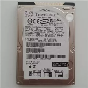 هارد لپ تاپی IDE 60gb هیتاچی کد 0383