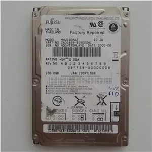 هارد لپ تاپی IDE فوق تمیز 100gb سلامت 100 و 61 روز