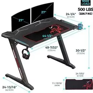 میز گیمینگ EUREKA ERGONOMIC Z1-S PRO-43B-V2