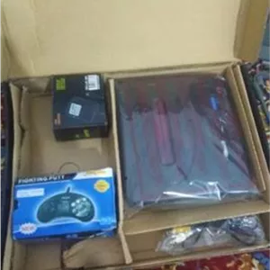 دستگاه بازی سگا تک دسته آداپتوربرق وسه فیش