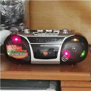 رادیو ضبط قدیمی تاپ سونیک رقص نور دار(آکبند)