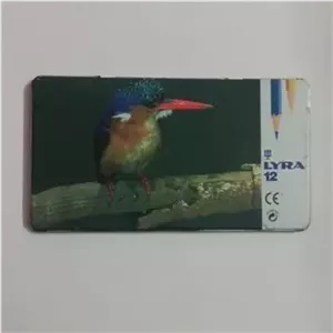 مداد رنگی 12 رنگ جعبه فلزی لیرا آلمانی دهه60 و 70