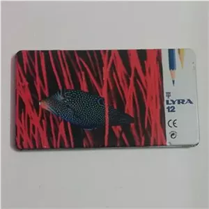 مداد رنگی 12 رنگ جعبه فلزی لیرا آلمانی دهه60 و 70
