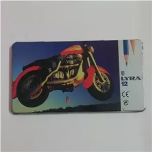 مداد رنگی 12 رنگ جعبه فلزی لیرا آلمانی دهه60 و