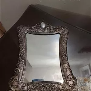 قاب آینه سیلور پلیت نقش برجسته کلکسیونی
