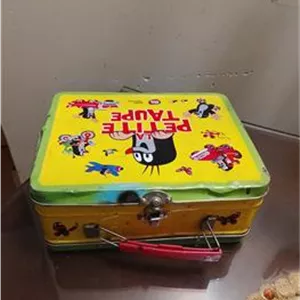 جعبه فلزی لانچ باکس کودک تصویر کارتون قدیمی