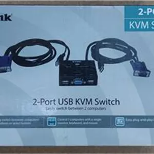 KVM SWITCH دو پورت USB