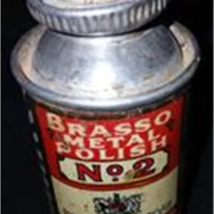 قوطی روغن جلا انگلیسی قدیمی بسیار کمیاب