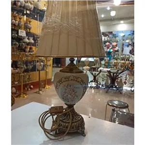 آباژور چراغ خواب ستون سرامیک درجه یک