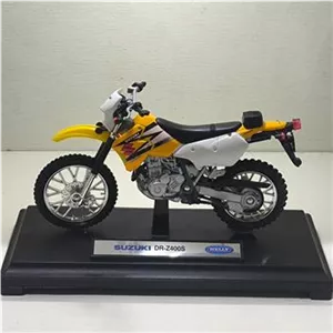 ماکت موتور فلزی سوزوکی z400 رنگ زرد